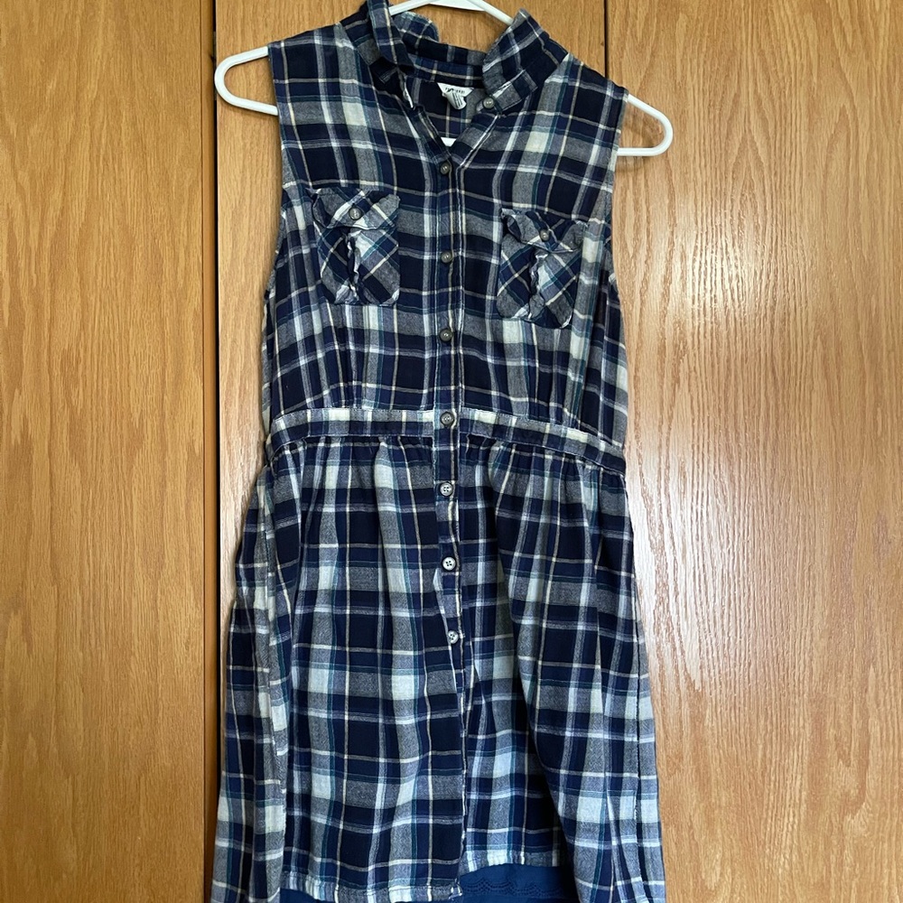 Forever 21 brand plaid summer dress